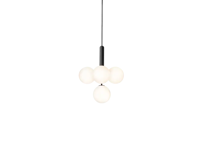 Lampe pendante Miira 4 - Rock Grey - Opal