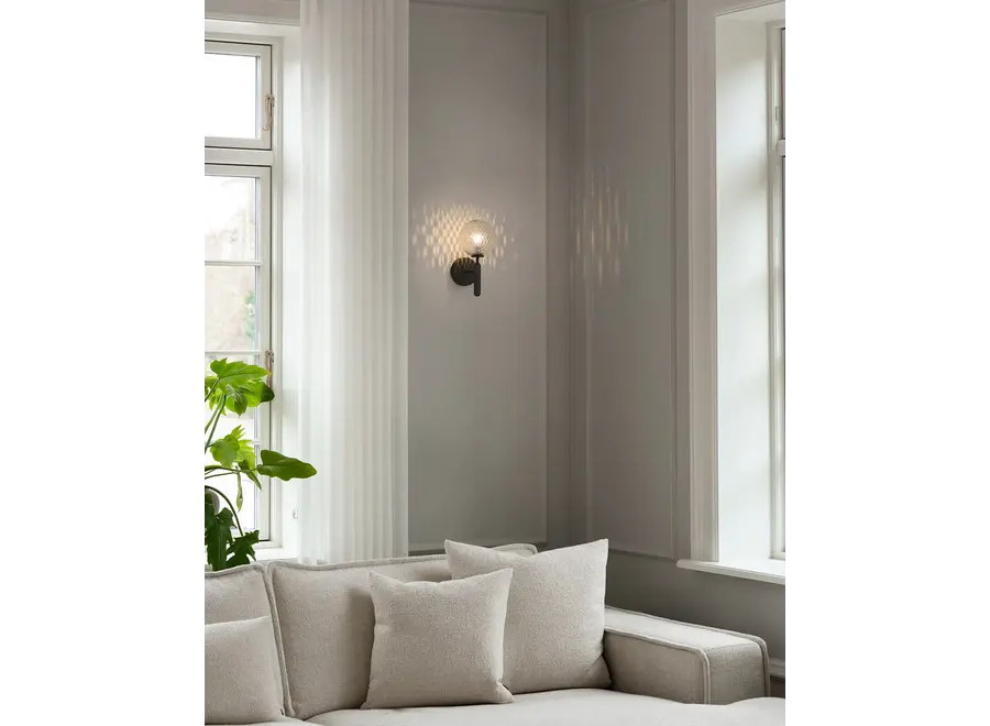 Wall Lamp Miira - Rock Grey - Optic Clear
