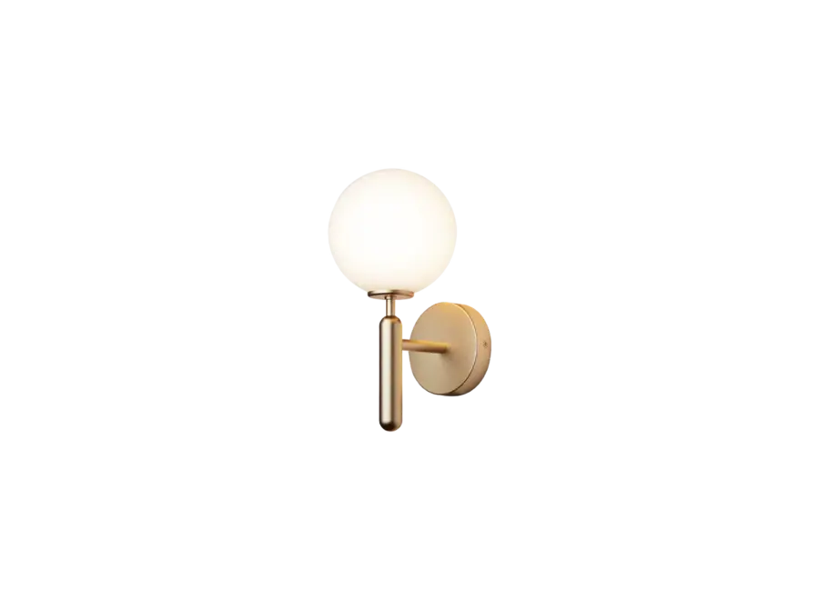 Wandleuchte Miira - Brass - Opal