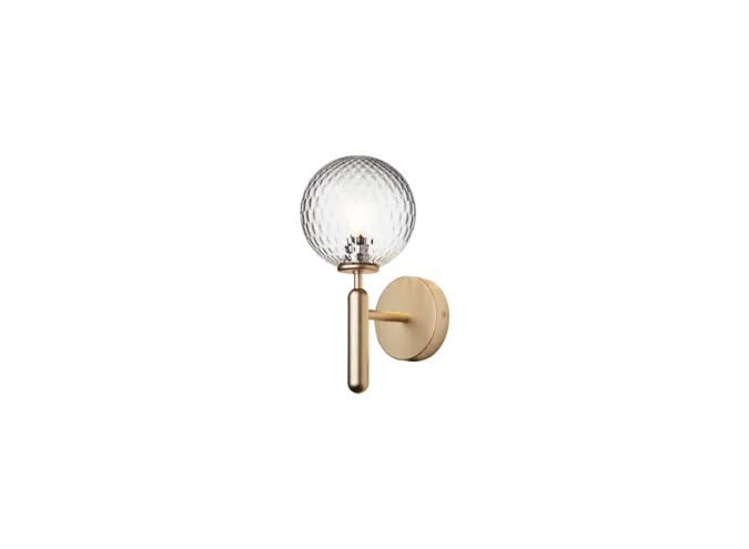 Wandlamp Miira - Brass - Optic Clear