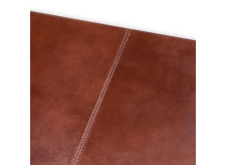 Schreibtischunterlage aus Leder 'Scaleo' - Antique Brown