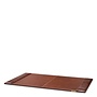 Lederen bureauonderlegger 'Scaleo' - Antique Brown