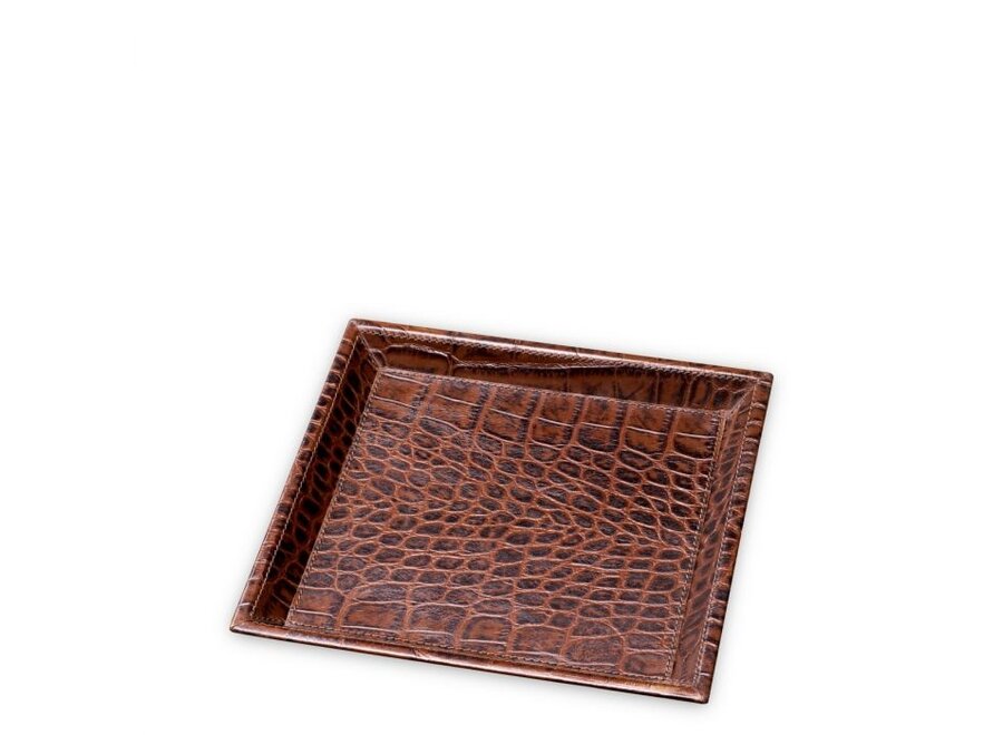 Bureau dienblad 'Scaleo' - Set of 2 - Antique brown