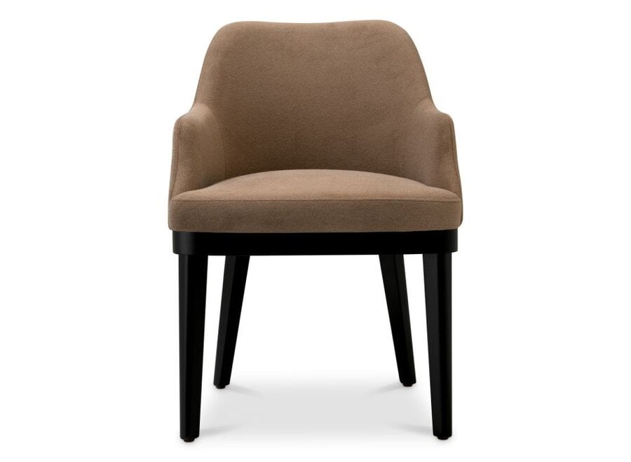 Dining Chair 'Costa' - With shelf - Sabino brown