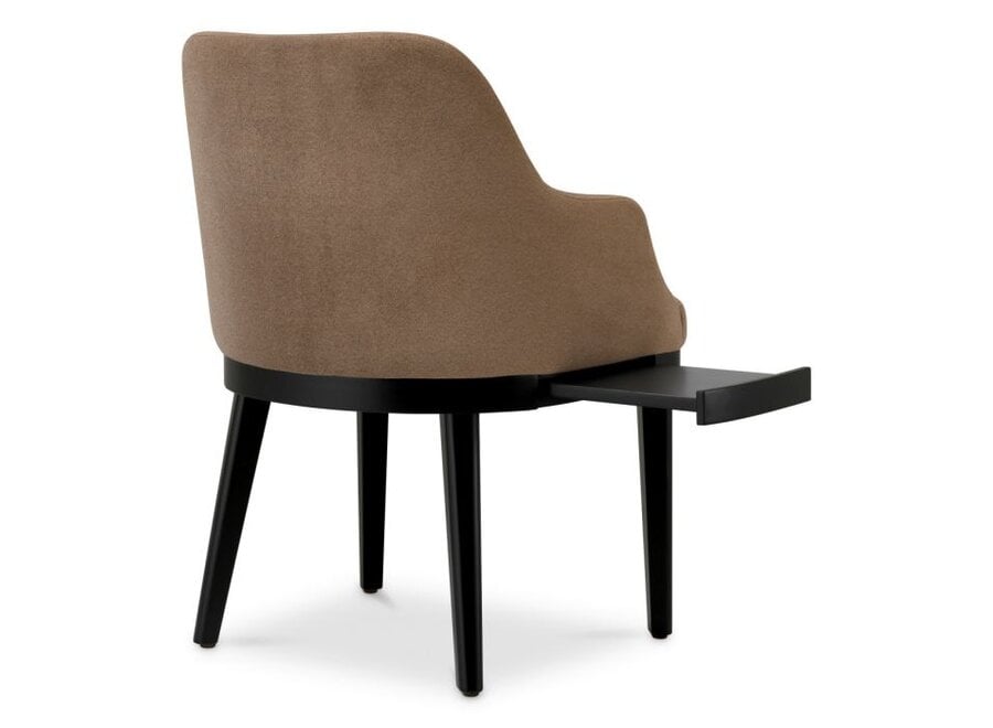 Dining Chair 'Costa' - With shelf - Sabino brown