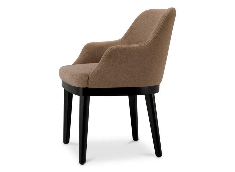 Chaise de salle à manger 'Costa' - With shelf - Sabino brown