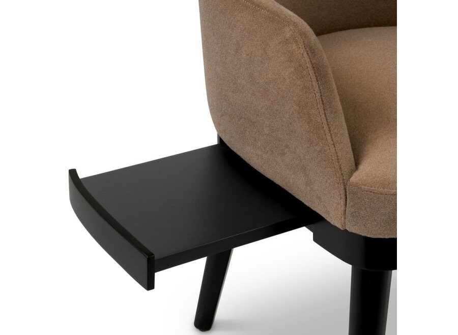 Chaise de salle à manger 'Costa' - With shelf - Sabino brown