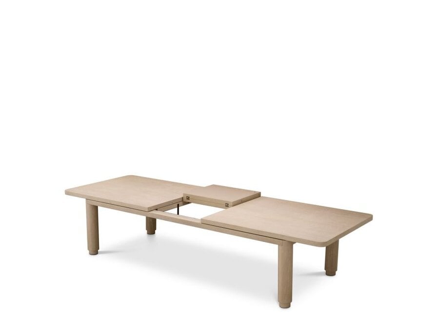 Table à manger 'Atelier' - Washed oak veneer - L -  Extendable