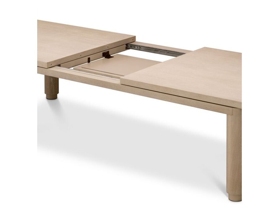 Table à manger 'Atelier' - Washed oak veneer - L -  Extendable