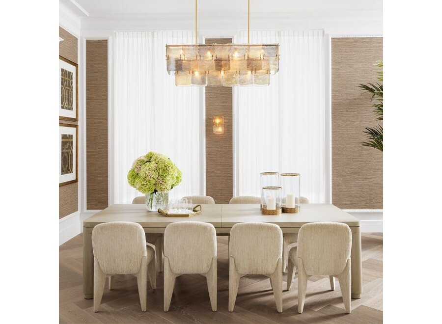 Dining table 'Atelier' - Washed oak veneer - L -  Extendable