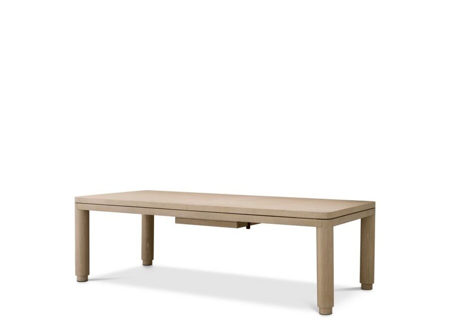 Esstisch 'Atelier' - Washed oak veneer - S -  Extendable