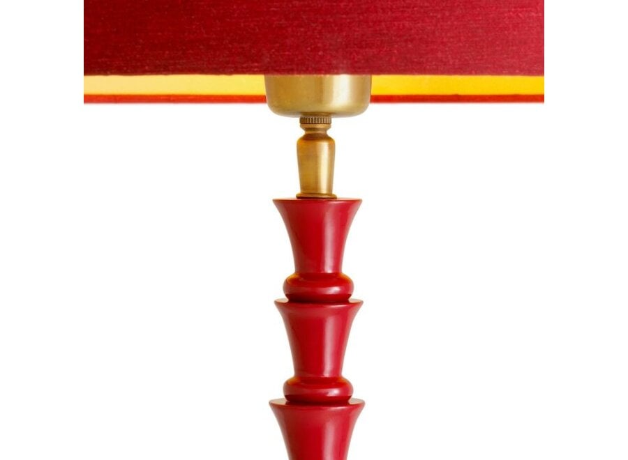 Floor Lamp 'Arabella' - Bordeaux red