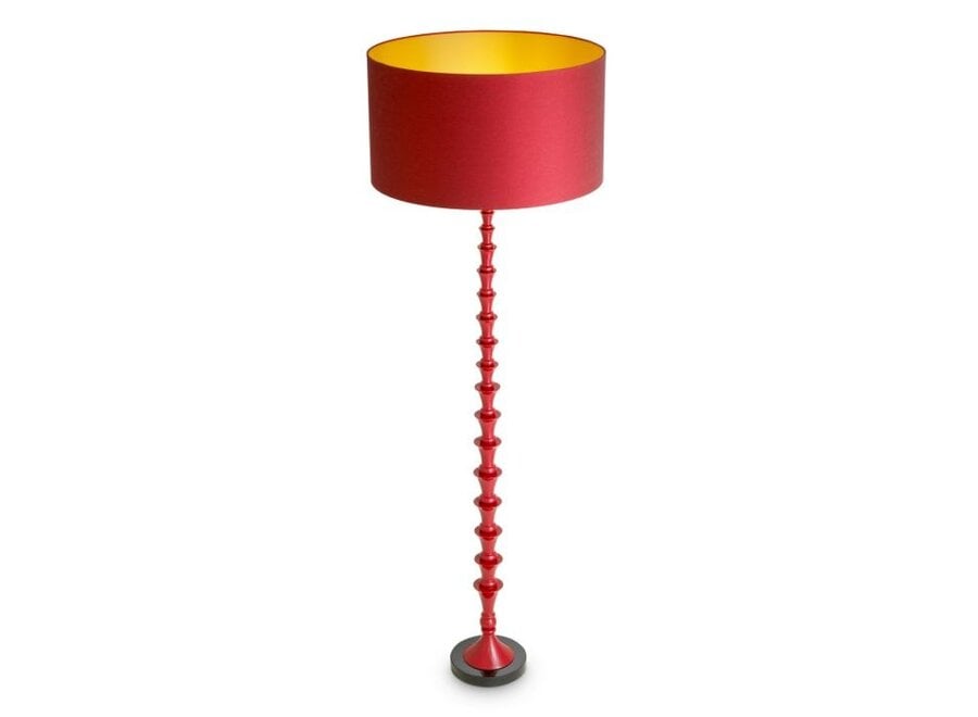 Floor Lamp 'Arabella' - Bordeaux red