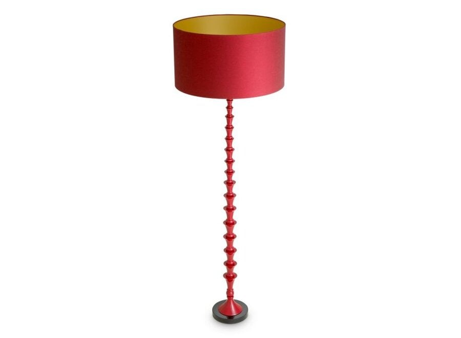 Floor Lamp 'Arabella' - Bordeaux red