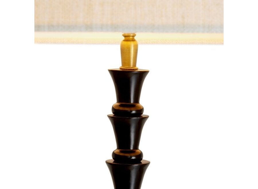 Floor Lamp 'Arabella' - Piano black