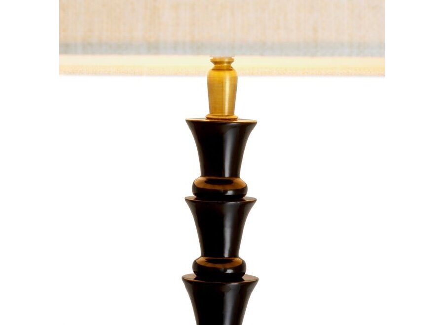 Lampadaire 'Arabella' - Piano black