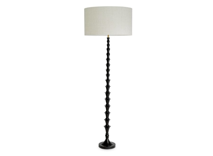 Floor Lamp 'Arabella' - Piano black