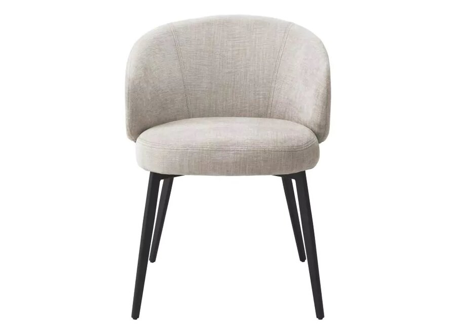 Chaise de salle à manger 'Lloyd' avec bras lot de 2 - Sisley beige - OL