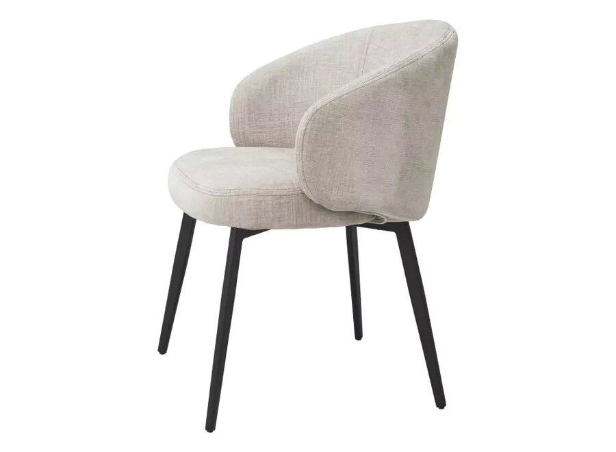 Chaise de salle à manger 'Lloyd' avec bras lot de 2 - Sisley beige - OL