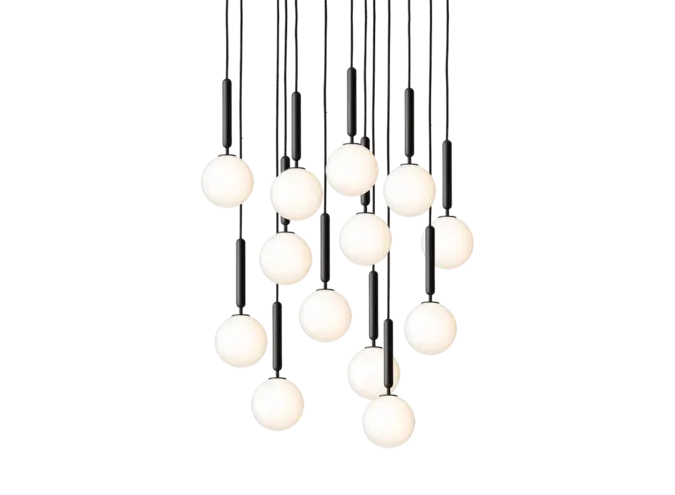 Hanglamp Miira 13 - Rock grey - Opal