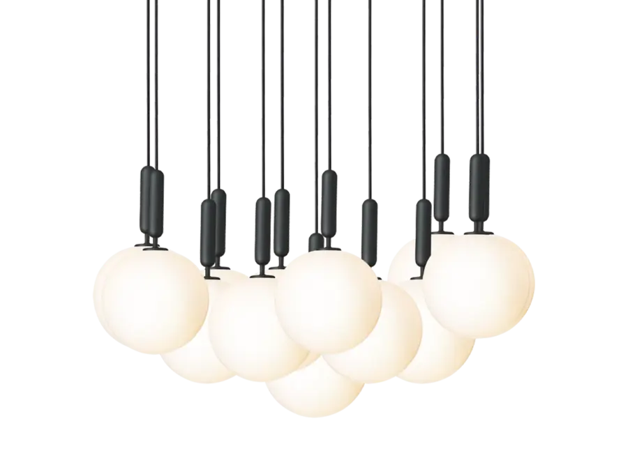 Pendant lamp Miira 13 - Large - Rock grey - Opal