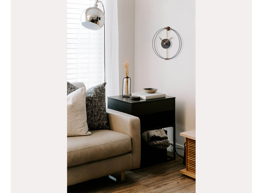 Horloge design 'Nano' - Black