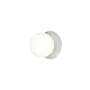 Wandleuchte Liila 1 - Medium - Light silver - Opal