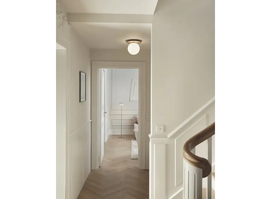 Wandlamp Liila 1 - Large - Nordic gold - Opal