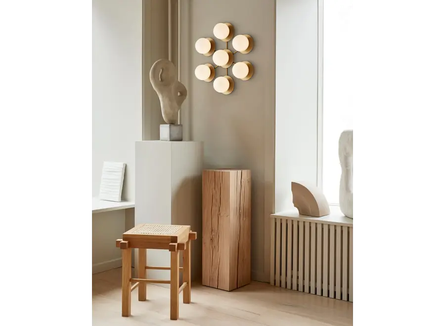 Wall lamp Liila Star - Nordic gold - Optic clear