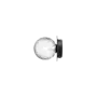 Wandleuchte Liila 1 - Small - Black - Optic clear