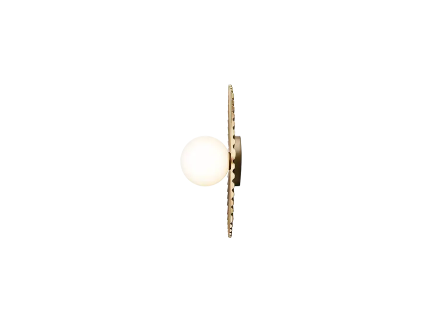 Lampe murale Liila Muuse - Medium - Nordic gold - Opal