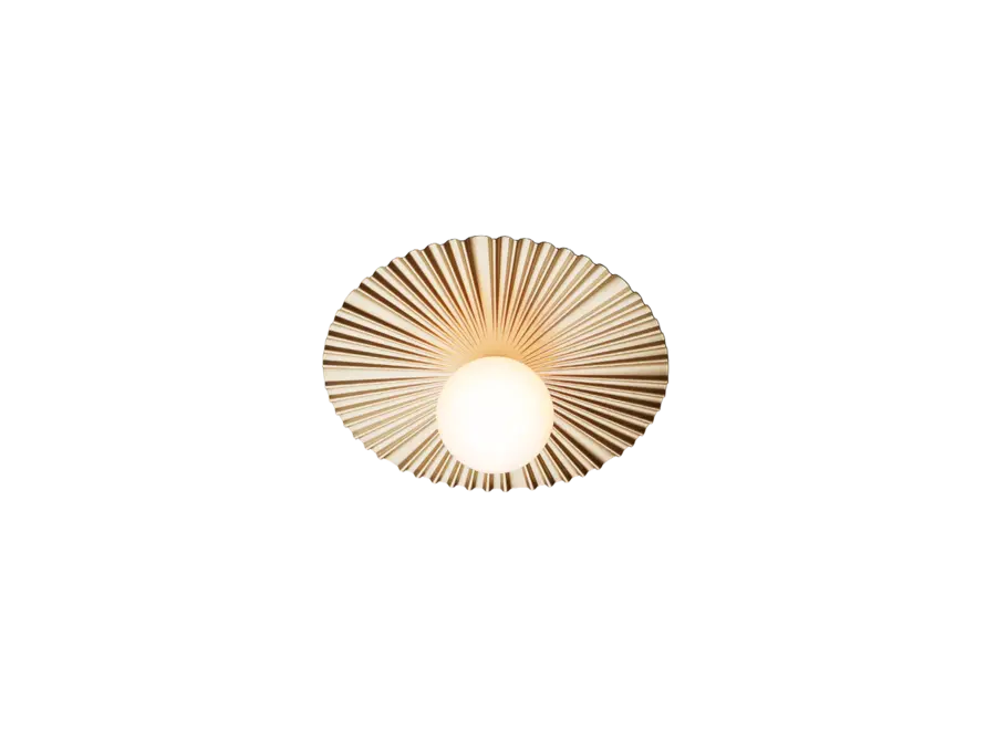 Wandleuchte Liila Muuse - Medium - Nordic gold - Opal