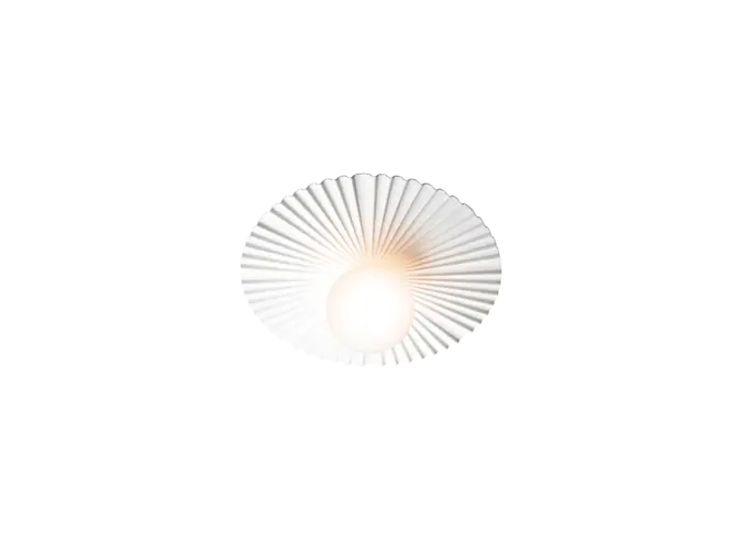 Lampe murale Liila Muuse - Medium - White - Opal