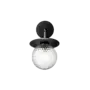Wall lamp Liila Wall - Outdoor - Black - Optic clear