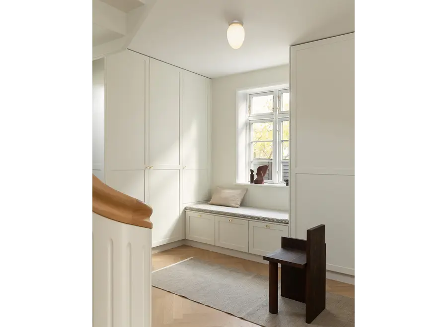 Plafondlamp Rizzatto 171 - Satin silver - Opal