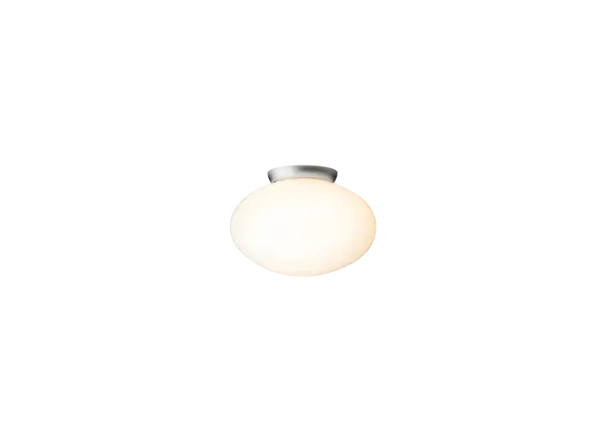 Plafondlamp Rizzatto 301 - Satin silver - Opal