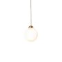Hanglamp Apiales 1 - Large - Brushed brass - opal