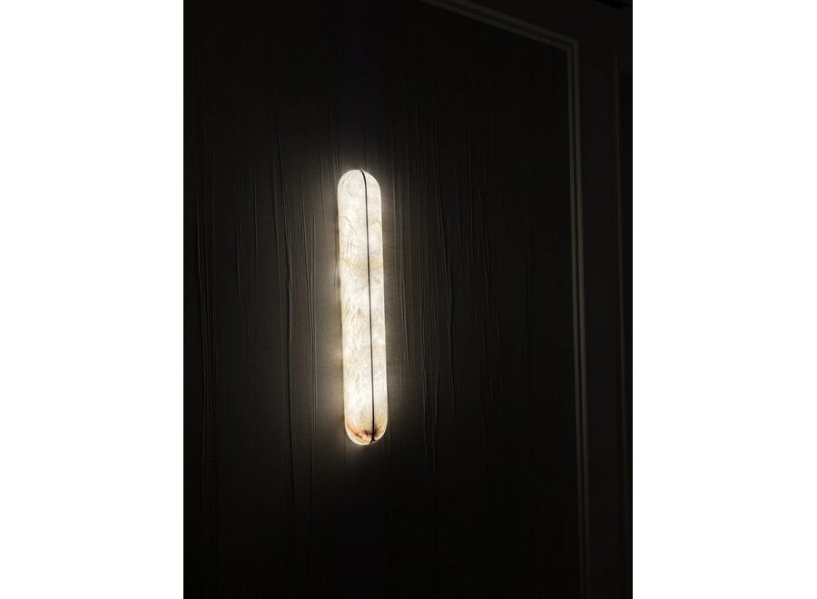 Wandlamp 'Mario' - Alabaster