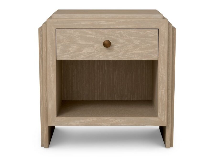 Nachttisch 'ArtDeco' - Washed oak veneer