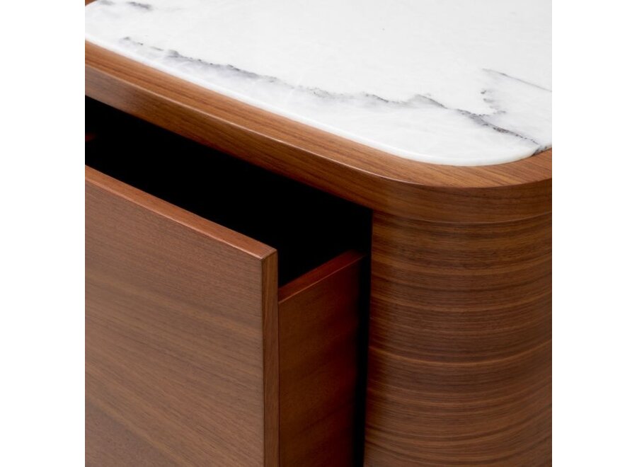 Nachtkastje 'Cabana' - Walnut veneer - S