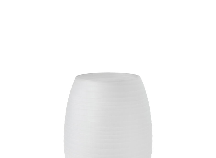 Porte-bougie 'Larsen' - S - Frosted White