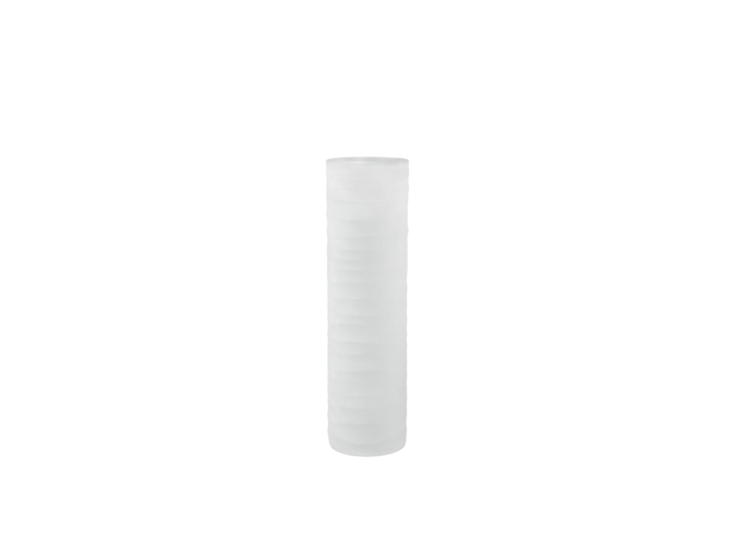 Vase 'Ona' - M - Frosted white