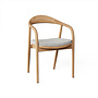 Dining chair 'Matera' - Teak - Sand