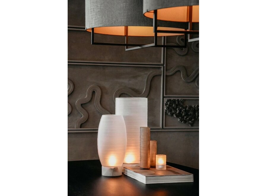 Tealight 'Ona' - Frosted white