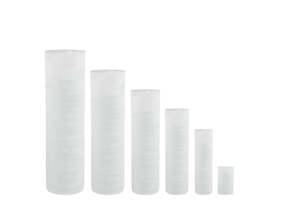 Theelicht 'Ona' - Frosted white