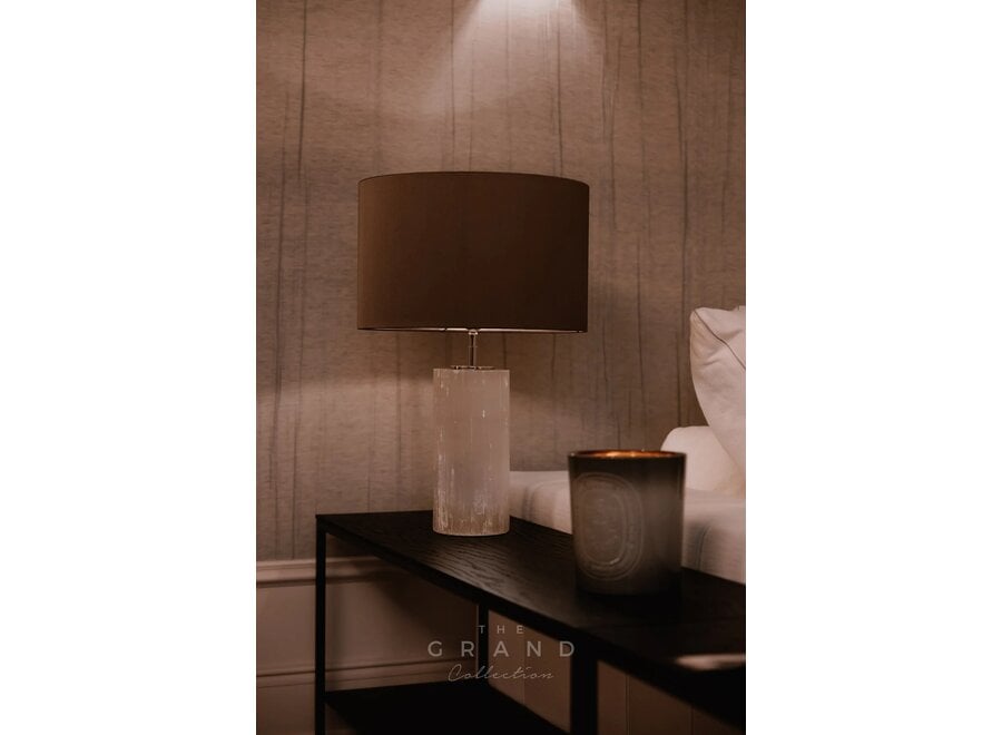 Lampe de table 'Minas' - Selenite