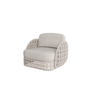Lounge chair 'Orvieto' - White Shell - Clay