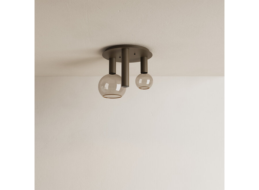 Ceiling lamp 'Riva' Platinum - 3 lights light package