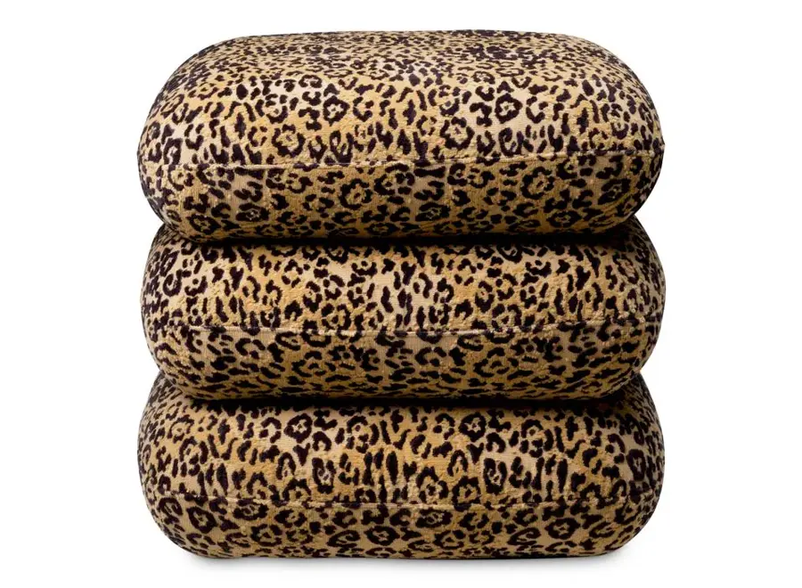 Stool 'Greenwich' - Bernard leopard