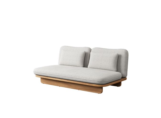 Sofa 'Rimini' - Teak - Sand